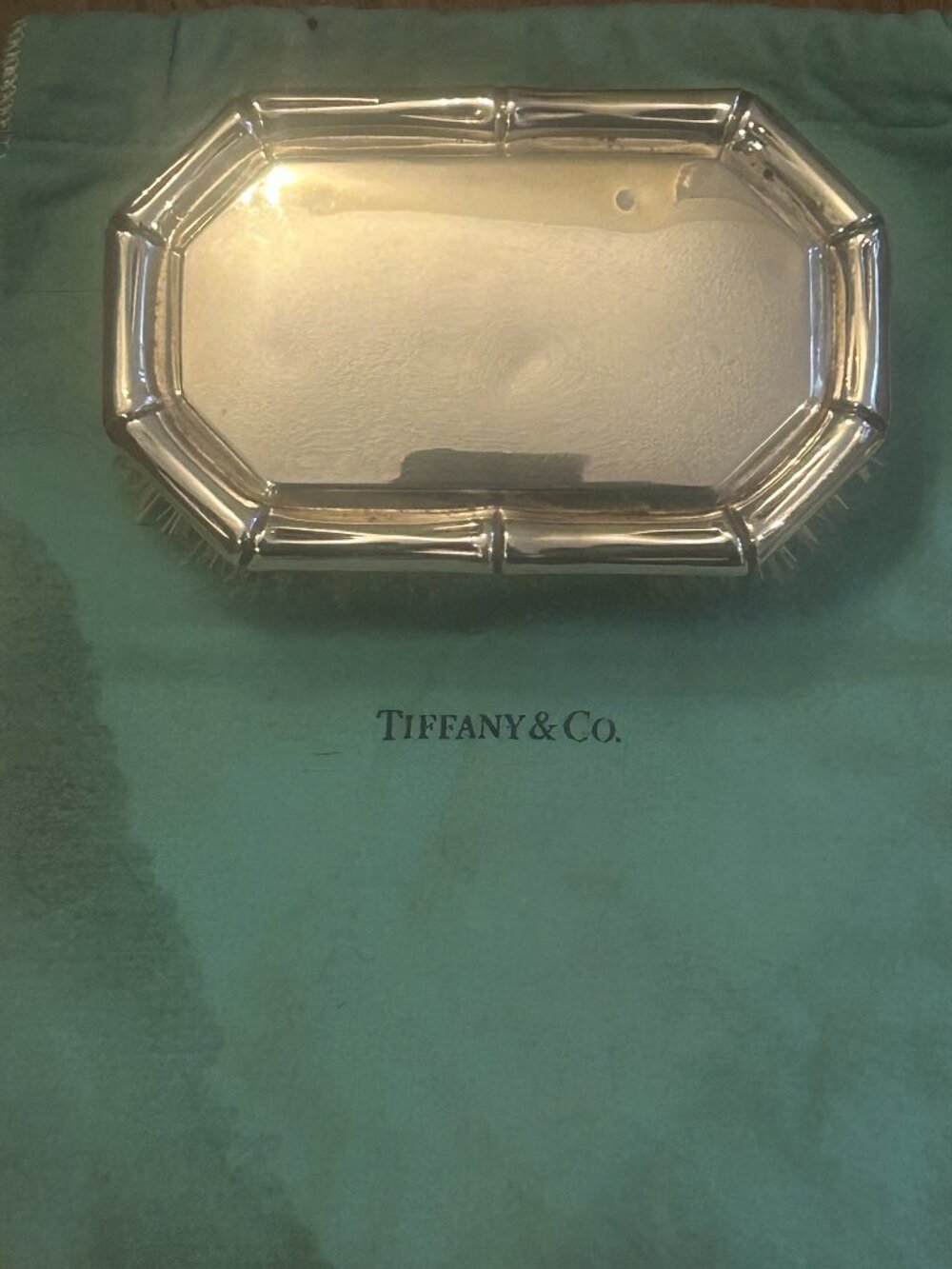 Tiffany & Co Bamboo Pattern Brush Sterling Silver